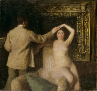 Painter and Model by Károly Ferenczy